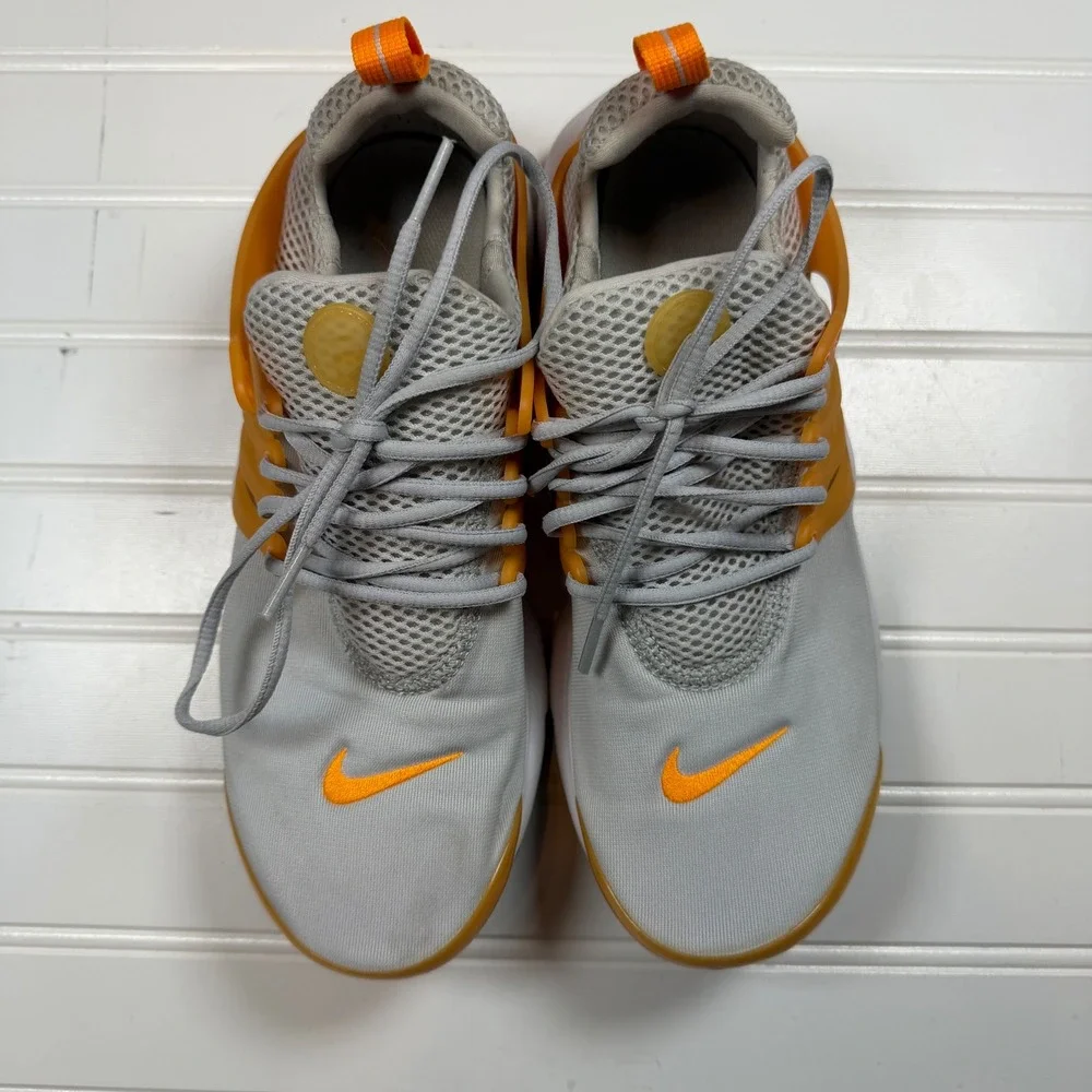 Nike Air Presto Grey Orange Youth 7Y Womens 8.5 Running Shoes 833878-004 - Picture 4 of 8